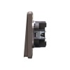 Выключатель 1-кл. СП ROUND MIELE 10А титан Kranz KR-78-0705-2
