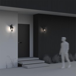 Светильник Goiri 1х60Вт E27 IP44 бра настен. Maytoni O029WL-01BZ