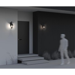 Светильник Goiri 1х60Вт E27 IP44 бра настен. Maytoni O029WL-01BZ