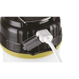 Фонарь аккумуляторный LED5124 USB2.0 Micro USB Powerbank 5Вт аккум. 4.4А.ч пластик черн./зел. Cameli