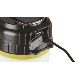 Фонарь аккумуляторный LED5124 USB2.0 Micro USB Powerbank 5Вт аккум. 4.4А.ч пластик черн./зел. Cameli