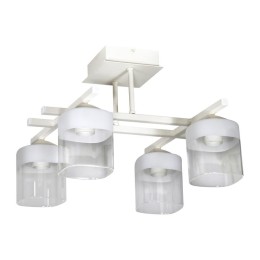 Светильник "Базиль" 141 (плафон 8420) НПБ 01-4х60-124 Е27 ИУ бел. муар Элетех 1005404677