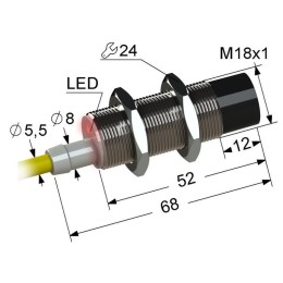 Выключатель бесконтактный PS2-18M68-12N11-Z (ВБ2.18М.68.8.1.1.Z) МЕГА-К A8010-80087590
