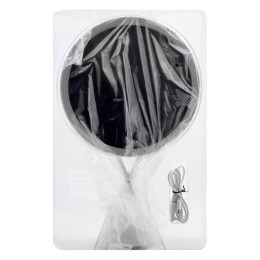 Зеркало M282-DL C01 с LED подсветкой 1x/съемн. 5x увеличение дневной свет 5Вт 4хLR03/USB бел. Cameli