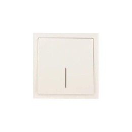 Выключатель 1-кл. с индик. СП ZIMA IP20 10А безвинт. зажим слон. кость LEZARD 704-9088-111QC
