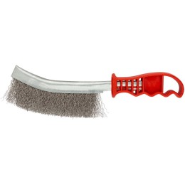 Корщетка тип А изогнутая пластик. ручка стальная КУРС 38407