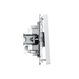 Выключатель кнопочный 1-кл. ArtGallery быстрозажим. клем. механизм лотос SE GAL001315S