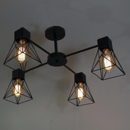 Светильник "Дельта" 141 НПБ 01-4х60-126 Е27 ИУ черн. муар Элетех 1005404784