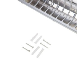 Обогреватель электрический инфракрасный панельный 1.5кВт с кварцевыми лампами в стальном корпусе с р