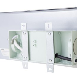 Обогреватель электрический инфракрасный панельный 1.5кВт с кварцевыми лампами в стальном корпусе с р