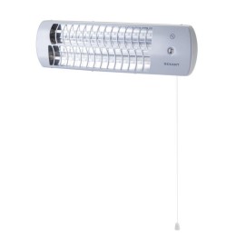 Обогреватель электрический инфракрасный панельный 1.5кВт с кварцевыми лампами в стальном корпусе с р