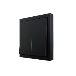 Выключатель 1-кл. с индик. СП ZIMA IP20 10А безвинт. зажим черн. бархат LEZARD 704-4288-111QC