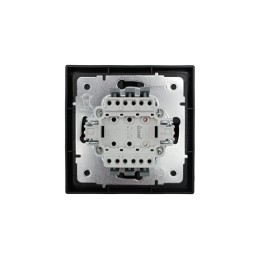 Выключатель 1-кл. с индик. СП ZIMA IP20 10А безвинт. зажим черн. бархат LEZARD 704-4288-111QC