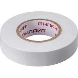 Изолента ПВХ 71 676 OIT-B15-20/WH бел. ОНЛАЙТ 71676