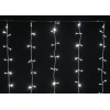 Гирлянда "Занавес" 1.5х1.5м 160LED тепл. бел. IP20 провод прозр. 230В транзит IEK LGDB201-1-160-L1-T