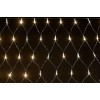 Гирлянда "Сеть" 1.5х1.5м 160LED тепл. бел. IP20 провод прозр. 230В с контроллером 8 режимов IEK LGDB