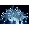Гирлянда "Нить" 20м 200LED бел. IP44 провод прозр. 230В с контроллером 8 режимов IEK LGDU111-2-200-2