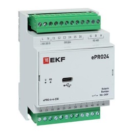 Модуль расширения ePRO удаленного управления 6вх/4вых 230В PROxima EKF ePRO-6-4-230