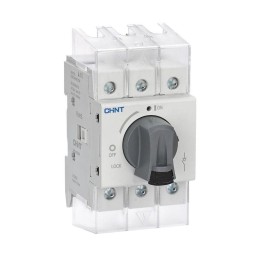 Выключатель-разъединитель NF2-125/3DOB выносная черн. прямая рукоятка упр. для установ. на дверь (R)