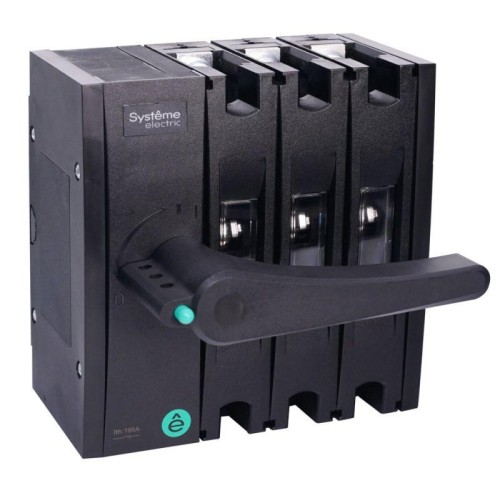 Выключатель-разъединитель SYSTEMEPACT SD160 3п 80А рукоятка фронт. слева (зак. отдельно) SE SSD01603