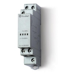 Реле модульное электронное вызывное со сбросом 1CO 12А 230В AC 17.5мм IP20 FINDER 131182300000