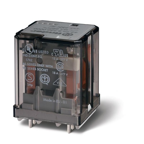 Реле силовое электромеханич. монтаж на печатную плату 3CO 16А AgCdO 12В DC RTI FINDER 622390120000