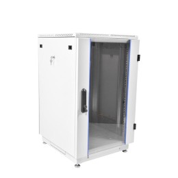 Шкаф коммутационный напольный ШТК-М-18.6.8-1ААА 18U 600х800мм передн. двер. стеклян. задн. двер. ста