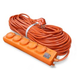 Удлинитель 5х20м 16А IP44 У10-026 ПВС 3х1 с выкл. с индикатором сети с защ. крышкой UNIVersal 963392