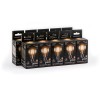 Лампа светодиодная филаментная Black Filament 6Вт A60 грушевидная 2700К тепл. бел. E27 600лм GAUSS 1
