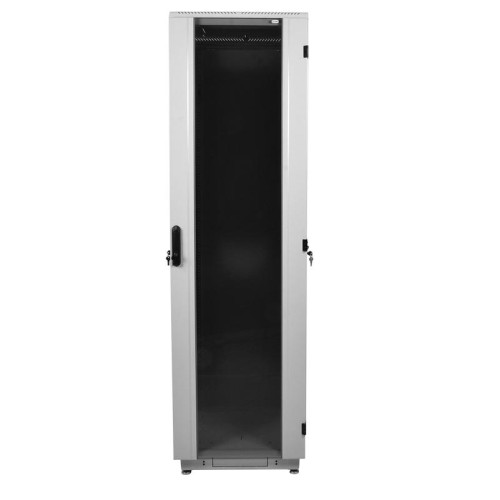 Шкаф коммутационный напольный ШТК-М-42.6.6-1ААА 42U 600х600мм передн. двер. стеклян. задн. двер. ста