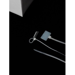 Хомут кабельный ХП1 2.5х110 нейл. бел. с таб. 20х13 (уп.100шт) IEK UHH61-3-110-100