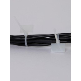 Хомут кабельный ХП1 2.5х110 нейл. бел. с таб. 20х13 (уп.100шт) IEK UHH61-3-110-100