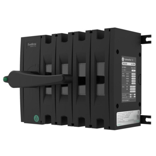 Выключатель-разъединитель SYSTEMEPACT SD160 4п 63А рукоятка фронт. слева (зак. отдельно) SE SSD01604