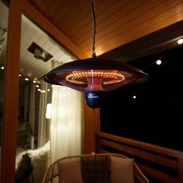 Обогреватель электрический инфракрасный подвесной в корпусе из нержавеющей стали 1.5кВт 3 режима обо