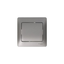 Выключатель 1-кл. СП Glossa 10А IP20 (сх. 1) 10AX механизм платина SE GSL001211