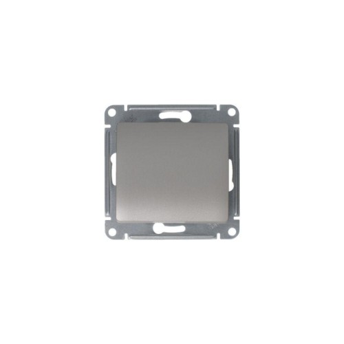 Выключатель 1-кл. СП Glossa 10А IP20 (сх. 1) 10AX механизм платина SE GSL001211