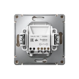 Выключатель кнопочный 1-кл. ArtGallery быстрозажим. клем. механизм песочн. SE GAL001215S