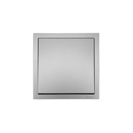 Выключатель 1-кл. СП ZIMA IP20 10А безвинт. зажим сер. матов. LEZARD 704-7488-100QC