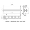 Консоль STRUT двойная 41х21 L350 сталь HDZ гор. оцинк. EKF stkd412135-HDZ