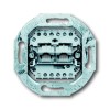 Розетка компьютерная + телефонная 2-м RJ11/12 + RJ45 ISDN кат.3 8/8п раздельно механизм ABB 2CKA0002