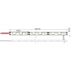Лента светодиодная SMD3528 4.8Вт/м 60LED/м IP23 12В (уп.5м) бел. Lamper 141-335
