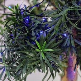 Гирлянда светодиодная "Твинкл Лайт" 10м 80LED син. 5.7Вт 220-240В IP20 с контроллером 8 режимов пров