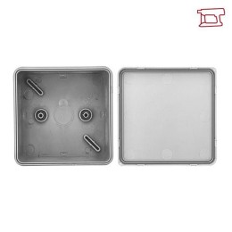 Коробка распределительная КМР-030-035 85х85х40 IP54 с крышкой для прямого монтажа без мембранных вво