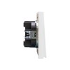 Выключатель 1-кл. СП STRONG MIELE 10А жемчуж. Kranz KR-78-0705-4