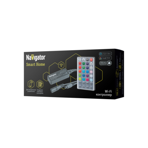 Контроллер 14 503 Smart Home ND-CWIFIRGBW96IR-IP20-12V Navigator 14503