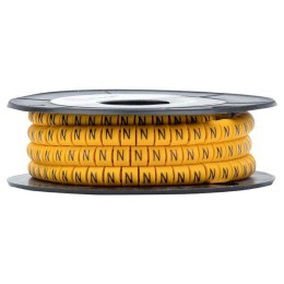 Маркер каб. 6.0кв.мм "4" (ЕС-3) (уп.350шт) EKF plc-KM-6-4