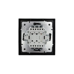 Выключатель 1-кл. СП ZIMA IP20 10А безвинт. зажим черн. бархат LEZARD 704-4288-100QC