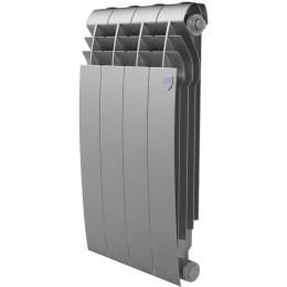Радиатор биметал. BiLiner 500 /Silver Satin - 4 секц. Royal Thermo НС-1176317