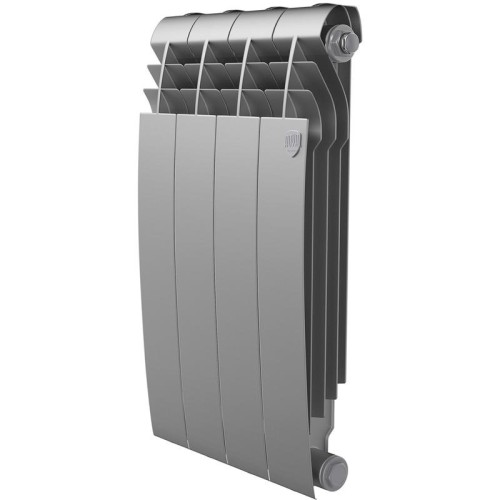 Радиатор биметал. BiLiner 500 /Silver Satin - 4 секц. Royal Thermo НС-1176317