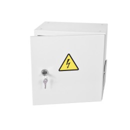 Шкаф серверный уличный всепогодный настенный укомплект. Эконом ШТВ-НЭ-3.3.21-3ВВА-Т1 7U 300х210мм пе